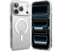 Dėklas RINGKE FUSION MAGNETIC MagSafe iPhone 17 Pro / 18 Pro MATINIS SKAIDRUS