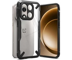 Dėklas Ringke Fusion X Case for OnePlus 15 - Clear Juodas