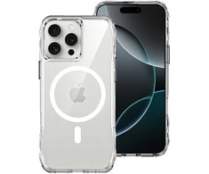 ROAR dėklas SLIM DEFENDER, suderinamas su „MagSafe“, skirtas IPHONE 16 Pro Max, skaidrus