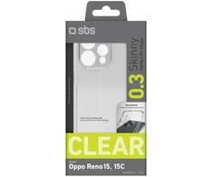 Dėklas SBS Skinny Cover for Oppo Reno 15 - Transparent