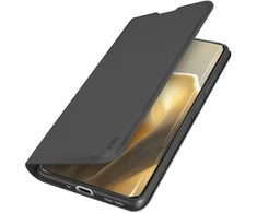 SBS piniginės formos lygus dėklas Motorola Edge 60 Pro su atlenkimu - Juodas
