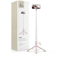 Selfie Stick Tech-Protect L09S with Tripod - Rožinė