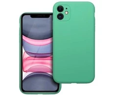 Oem dėklas, skirtas iPhone 11, silikoninis 2 mm (su fotoaparato apsauga) mėtos spalvos