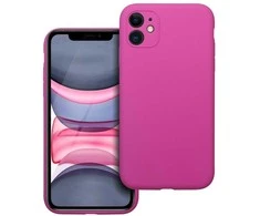 „Oem dėklas, skirtas iPhone 11, silikoninis 2 mm (su fotoaparato apsauga), rožinis“