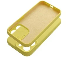 OEM dėklas, skirtas iPhone 16 PRO MAX silikoniniam 2 mm dėklui (apsaugai nuo kameros), geltonas