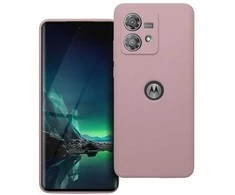 Oem Originalus Motorola EDGE 40 NEO silikoninis 2 mm dėklas (apsauginis fotoaparatas), rausvos spalvos.