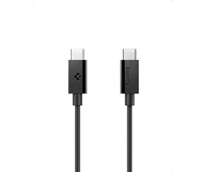 Spigen EB6020CC 60W Cable + USB-C / USB-C Cable 200 cm - Juodas