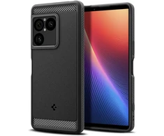 Spigen tvirtas „Rugged Armor“ dėklas, skirtas „Sony Xperia 1 VIII“ - matinis juodas