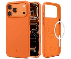 Dėklas Spigen Silicone Fit Mag MagSafe Case for iPhone 17 Pro Max - Oranžinis
