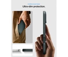 Dėklas Spigen Thin Fit MagSafe iPhone 17 Pro / 18 Pro ABYSS Žalias