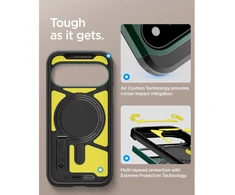 SPIGEN TOUGH ARMOR MAG MAGSAFE DĖKLAS GOOGLE PIXEL 11 ABYSS Žalias