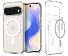 Dėklas SPIGEN ULTRA HYBRID MAG MAGSAFE GOOGLE PIXEL 11 PRO XL SKAIDRUS/Baltas