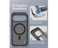 SPIGEN ULTRA HYBRID MAG MAGSAFE GOOGLE PIXEL 11 DĖKLAS FROST Juodas