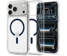 Dėklas Spigen Ultra Hybrid MagSafe iPhone 17 Pro Max / 18 Pro Max SKAIDRUS/TAMSIAI MĖLYNAS