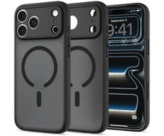 Dėklas Spigen Ultra Hybrid MagSafe iPhone 17 Pro / 18 Pro FROST Juodas