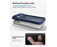 Dėklas Spigen Ultra Hybrid MagSafe iPhone 17 Pro / 18 Pro MATINIS TAMSIAI MĖLYNAS