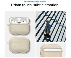 Spigen Urban Fit dėklas skirtas AirPods 3 – rusvai gelsvas
