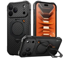 SUPCASE AERO MAG MagSafe iPhone 17 PRO MAX / 18 PRO MAX ARAMIDINIS DĖKLAS Juodas
