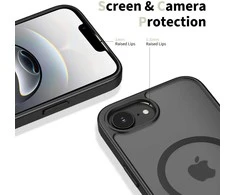 Dėklas Tech-Protect BasicMag MagSafe Case for iPhone 16e / 17e - Juodas