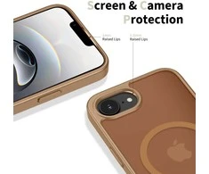 Dėklas Tech-Protect BasicMag MagSafe Case for iPhone 16e / 17e - Brown