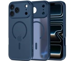 „Tech-Protect BasicMag MagSafe“ dėklas, skirtas „iPhone 17 Pro Max“ – tamsiai mėlynas Mėlyna