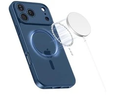 Tech-Protect BasicMag MagSafe dėklas telefonui Apple iPhone 17 Pro matinės mėlynos spalvos