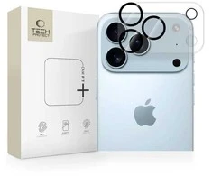 „Tech-Protect Cam Fit+“ kameros dėklas, skirtas „iPhone 17 Pro“ – skaidrus
