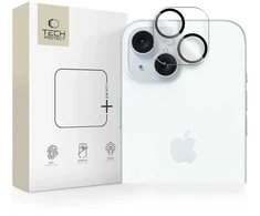 „Tech-Protect Cam Fit+“ kameros dėklas, skirtas „iPhone 14 / 14 Plus / 15 / 15 Plus“ – skaidrus