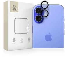 „Tech-Protect Cam Fit+“ kameros dėklas, skirtas „iPhone 16 / 16 Plus“ – skaidrus