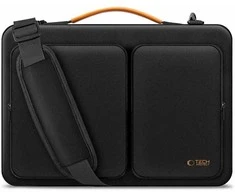 Tech-Protect Defender Bag for Nešiojamas kompiuteris 13-14 - Juodas and Oranžinis