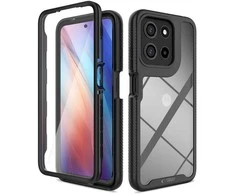 Tech-Protect Defense dėklas skirtas Motorola Moto G56 5G – juodos spalvos
