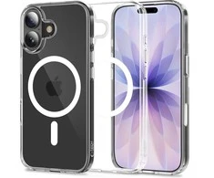 „Tech-Protect Flexair Hybrid CC MagSafe“ dėklas, skirtas „iPhone 17“ – skaidrus
