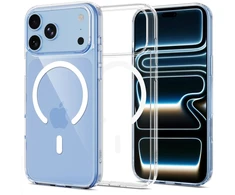 Tech-Protect FlexAir Hybrid MagSafe dėklas + Tech-Protect Glass Fit+ 2 vnt. grūdinto stiklo, skirtas iPhone 18 Pro Max / 17 Pro Max – skaidrus