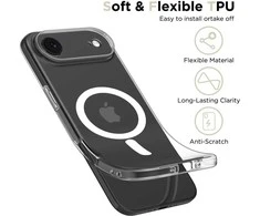 Tech-Protect FlexAir MagSafe dėklas skirtas Apple iPhone 17 Air – skaidrus