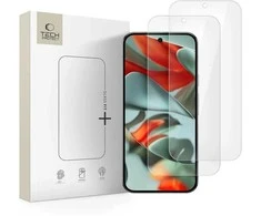 „Tech-Protect Glass Fit+“ 2 grūdinto stiklo pakuotė, skirta „Google Pixel 9 Pro XL / 10 Pro XL“ – skaidri.