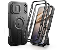 Dėklas TECH-PROTECT KEVLAR MagSafe 2-SET iPhone 17 Pro Max / 18 Pro Max juodos spalvos