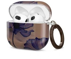 Dėklas Tech-Protect Lamano case for AirPods 4 - ruda and violetinė