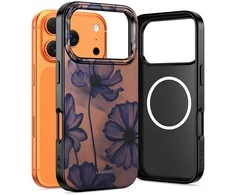 Dėklas Tech-Protect Lamano MagSafe case for iPhone 17 Pro Max - ruda-violetinė