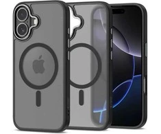 „Tech-Protect MagEdge MagSafe“ dėklas, skirtas „iPhone 17“ – matinis juodas