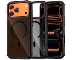 „Tech-Protect MagHybrid MagSafe“ dėklas, skirtas „iPhone 17 Pro Max“ – Juodas ir Raudona