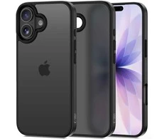 „Tech-Protect MagMat iPhone 17“ dėklas – matinis juodas