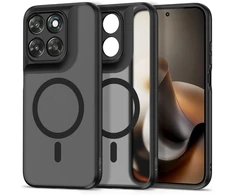 Tech-Protect MagMat MagSafe dėklas Motorola MOTO G67 / G77 MATINĖ juodos spalvos