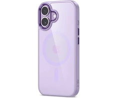 „Tech-Protect MagMat MagSafe“ dėklas, skirtas iPhone 17 - permatomas violetinis