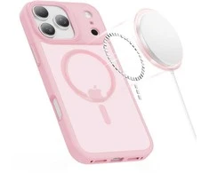 Dėklas Tech-Protect MagMat MagSafe Case for iPhone 17 Pro - Rožinė