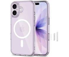 „Tech-Protect Magpeak Magsafe CC“ dėklas, skirtas „iPhone 17“ – skaidrus