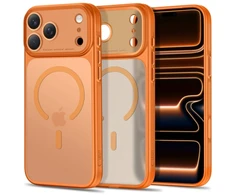 Dėklas Tech-Protect MagPrime MagSafe CC Case for iPhone 18 Pro Max / 17 Pro Max - Matte Oranžinis