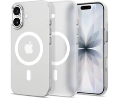 Tech-Protect MagZero MagSafe dėklas, skirtas iPhone 17 – matinis baltas