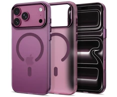 Tech-Protect MagZero „MagSafe“ dėklas, skirtas „iPhone 17 Pro“ / „18 Pro“ – bordo spalvos, matinis