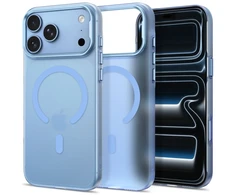 Tech-Protect MagZero MagSafe dėklas, skirtas iPhone 17 Pro Max / 18 Pro Max – šviesiai mėlynas, matinis