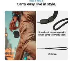Dėklas Tech-Protect NaturalFit Case for AirPods Pro 3 - Juodas